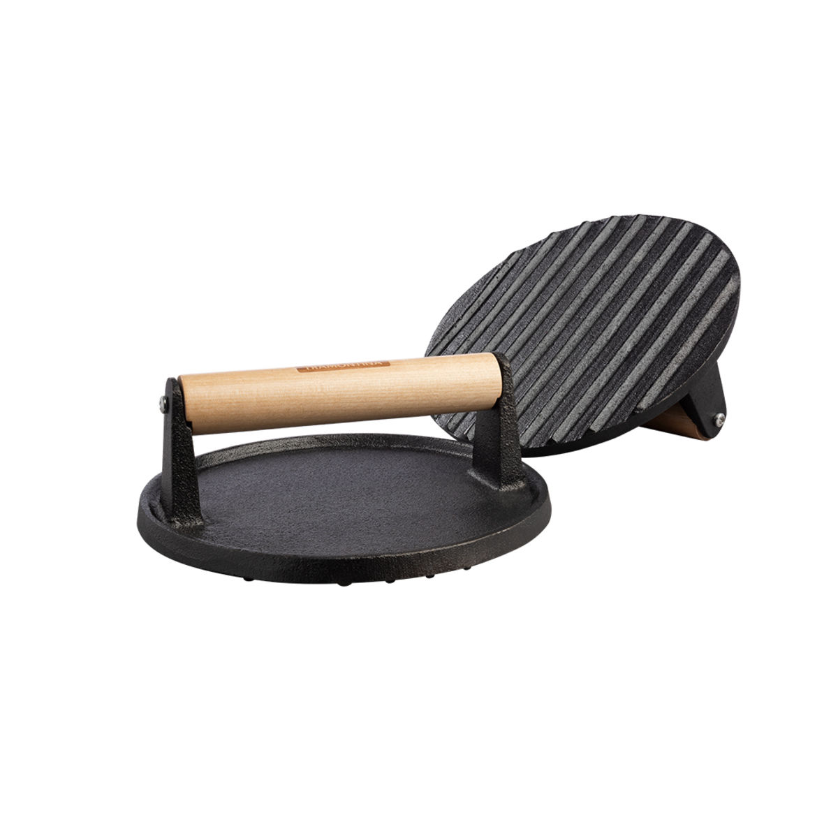 TRAMONTINA Gusseisen Grillpresse Black 6x17 cm (HxØ); schwarz