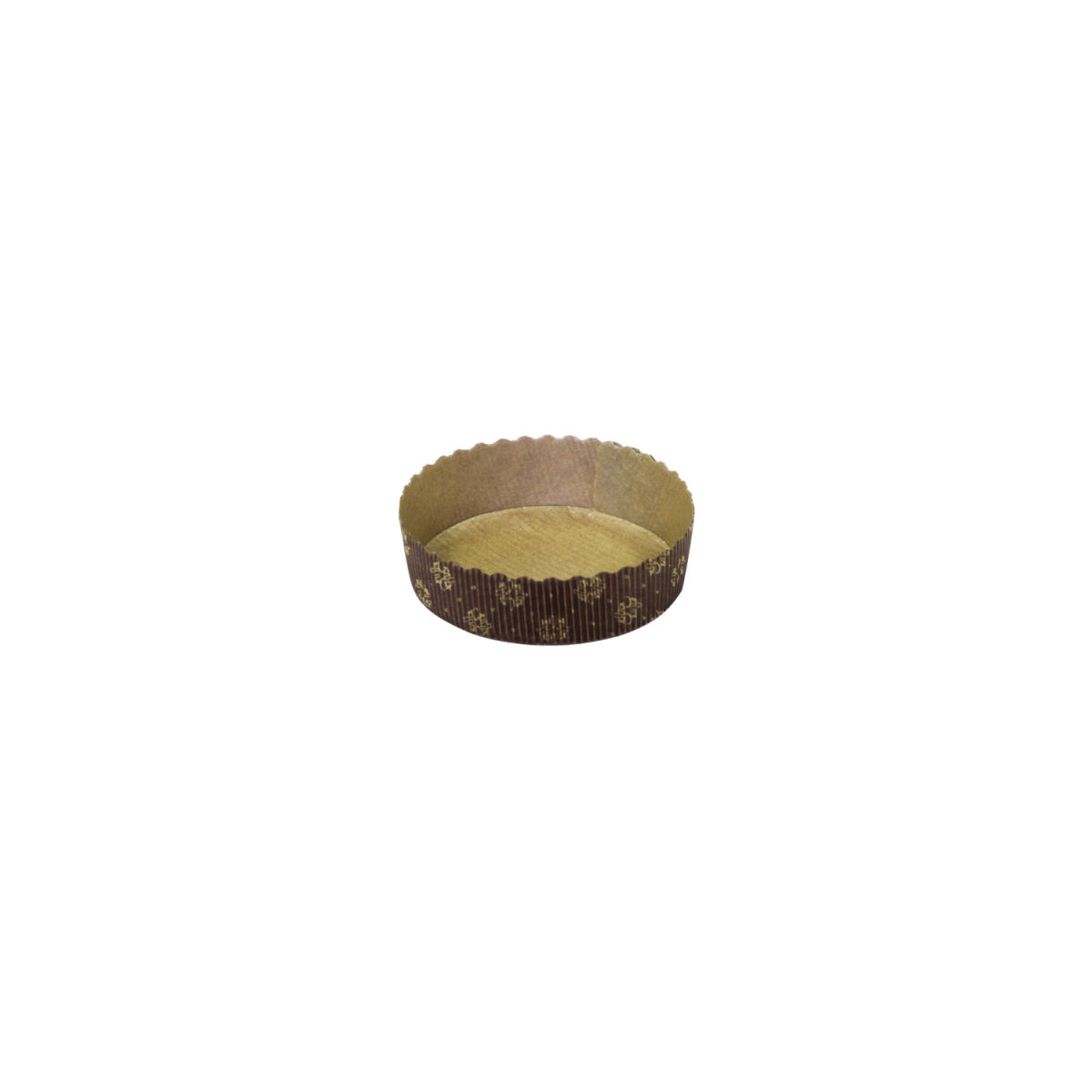 Schneider Backformen 10x10x10x3 cm (LxBxØxH); braun; 450 Stück / Pack