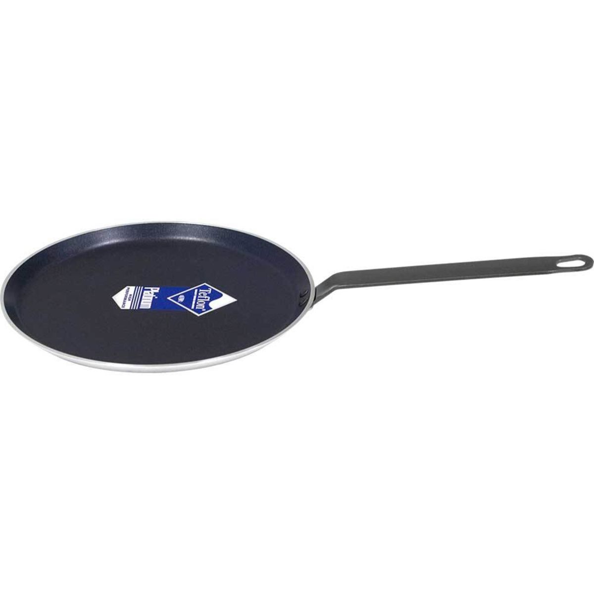 Padella per crepes in alluminio con rivestimento in teflon Stalgast; 29x1.7 cm (ØxH); argento