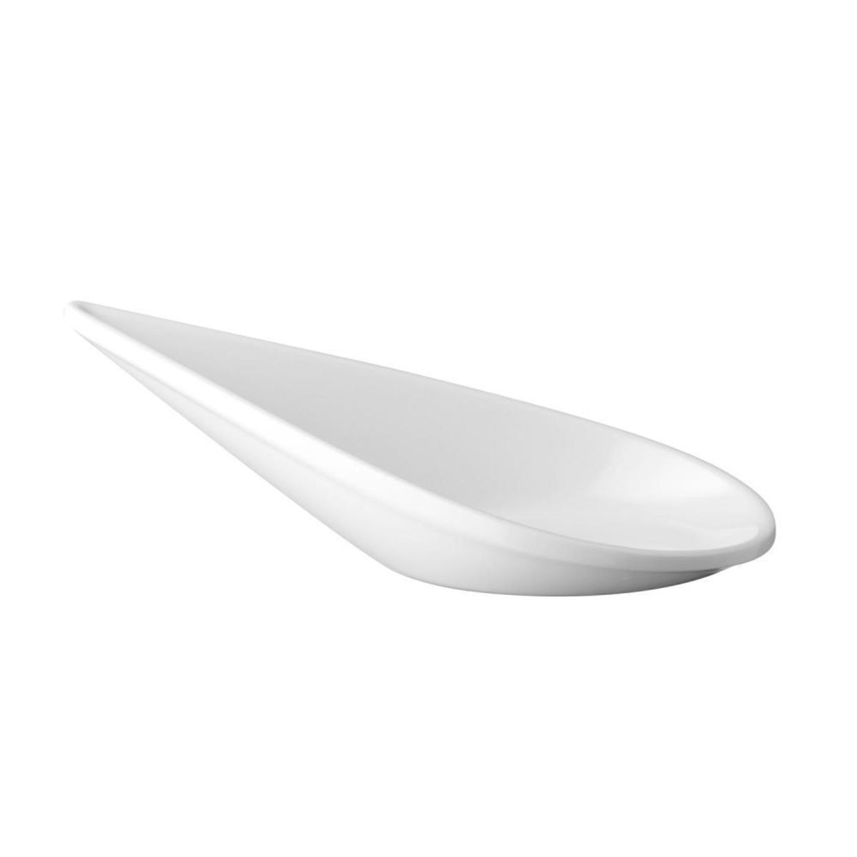 Fingerfoodlöffel DROP, Melamin 10.5 cm (L); weiß; 12 Stück / Pack