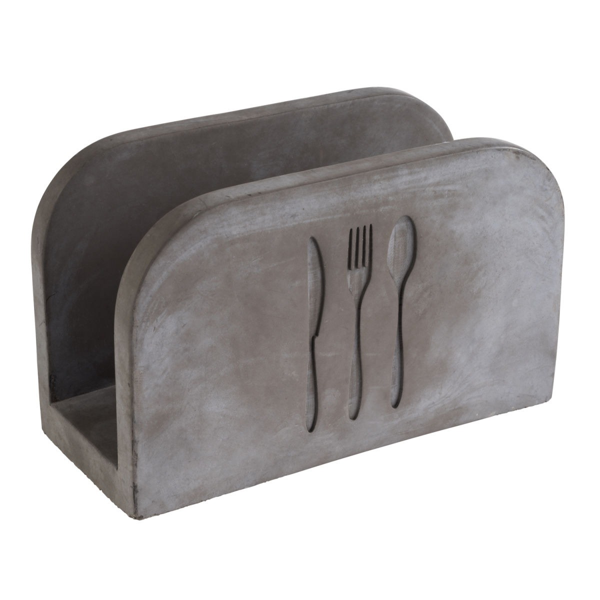APS Serviettenhalter ELEMENT, Beton; 16x7.5x10 cm (LxBxH); grau; rechteckig
