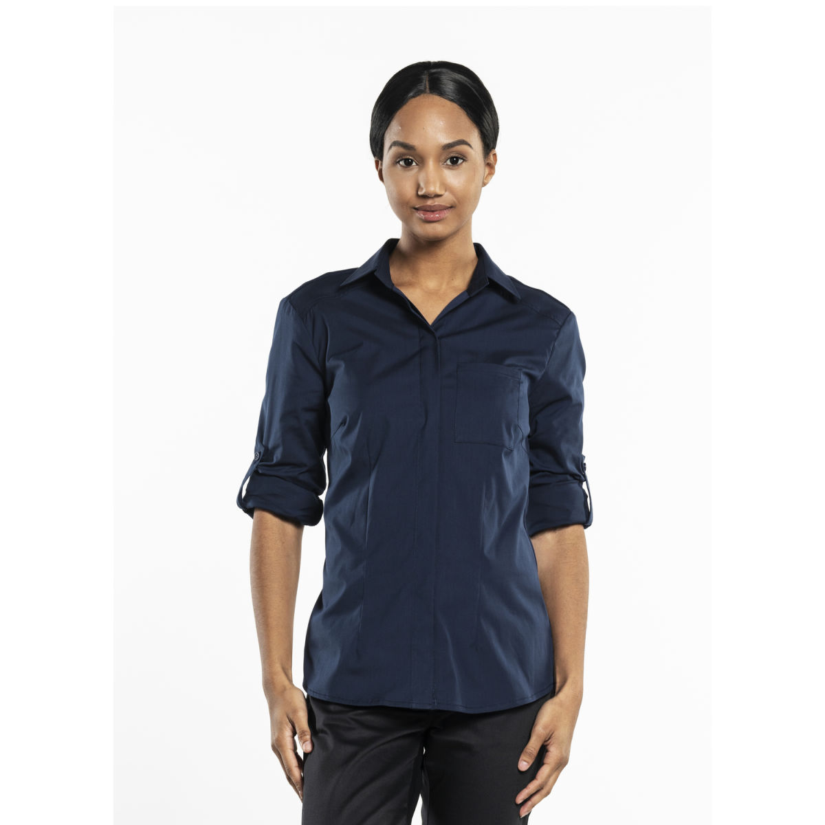 Chaud Devant Bluse Women UFX Kleidergröße L; dunkelblau