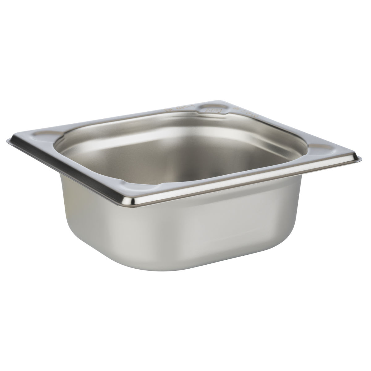 APS GN 1/6 Behälter, Edelstahl GN 1/6, 1 l, 17.6x16.2x6.5 cm (LxBxT); silber