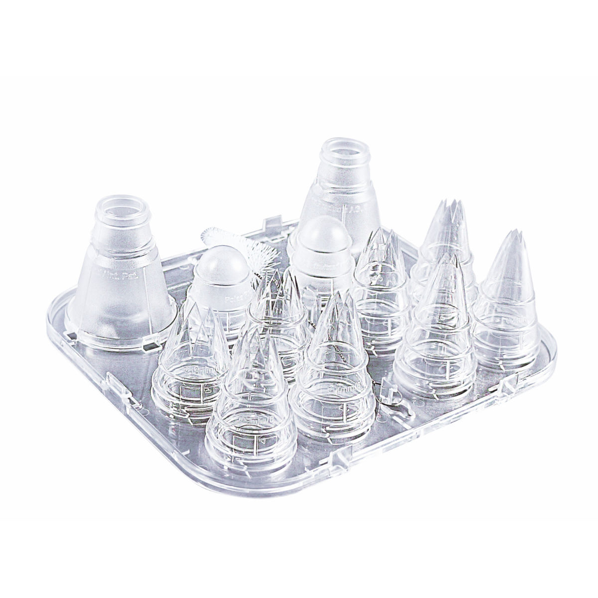 Schneider Tüllenkassetten-Set Sterntüllen transparent