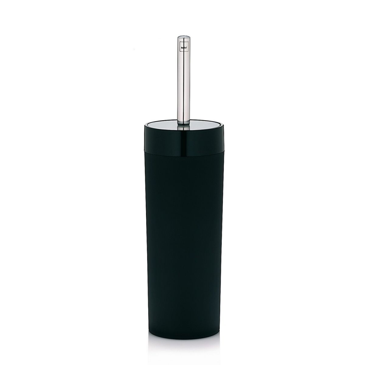 kela WC-Garnitur Dark ABS-Kunststoff 9x37.5 cm (ØxH); schwarz