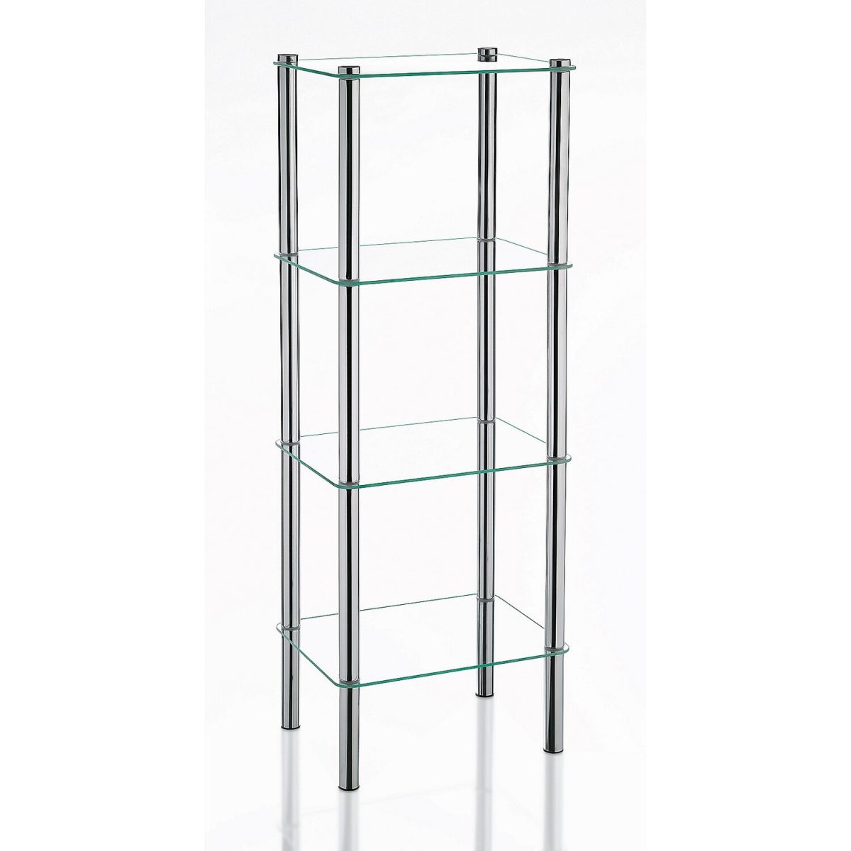 kela Regal Lars Metall 30x40x107 cm (BxTxH); transparent
