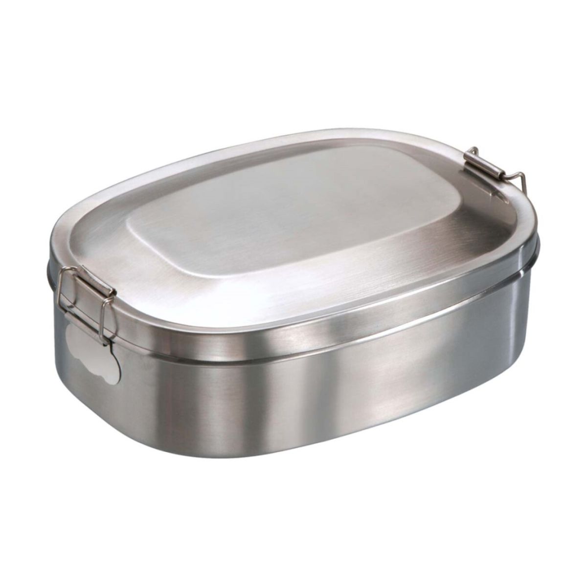 memo Edelstahl Proviantdose 0,9 l; 750 ml, 16x5 cm (BxH); silber; oval