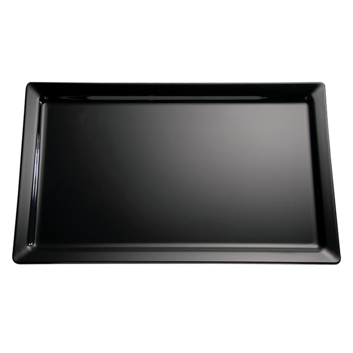 APS GN 1/2 Tablett FRIENDLY, aus recyceltem Kunststoff (PET) 32.5x26.5x3 cm (LxBxH); schwarz; rechteckig