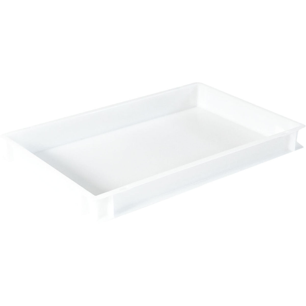 Stalgast Pizzaballenbehälter aus Polypropylen 40x60x10 cm (LxBxH); weiß