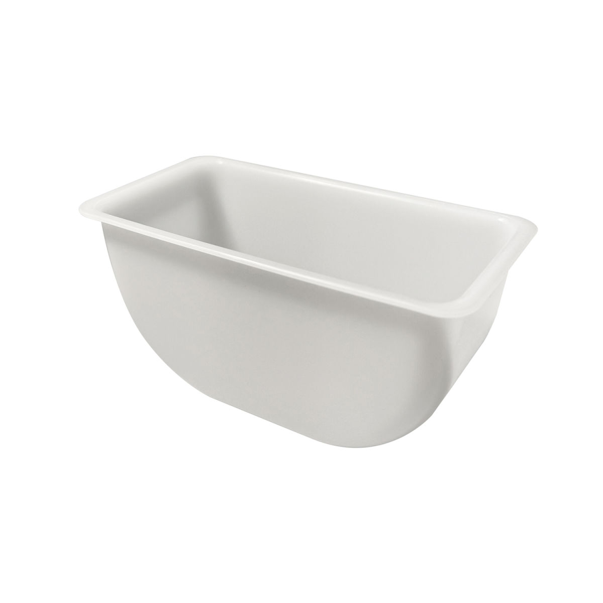APS Einsatzbehälter 14 x 7,5 cm, H: 7,5 cm Kunststoff, weiß passend zu Artikelnummer 93171; 500 ml, 14.5x7.5x7.5 cm (LxBxH); weiß