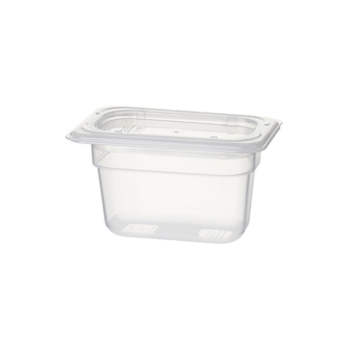 Stalgast Gastronormbehälter, Polypropylen, GN 1/9, Serie Protect von Stalgast GN 1/9, 0.8 l, 17.6x10.8 cm (BxT); transparent