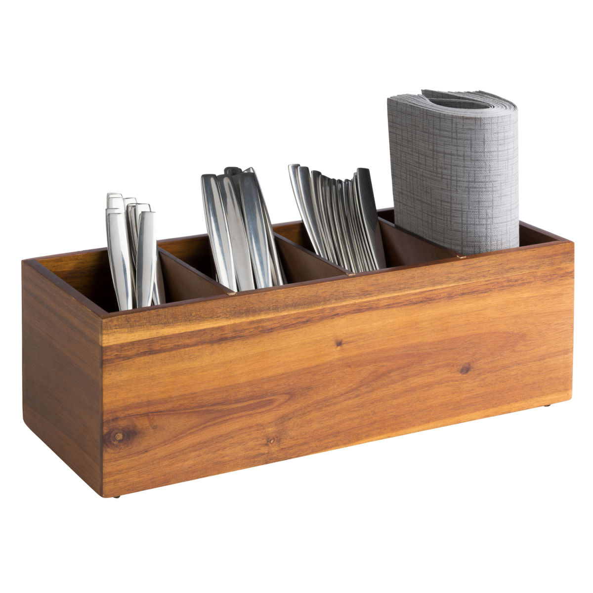 APS Holzbox WOODY 36x14x12.5 cm (LxBxH); braun; rechteckig