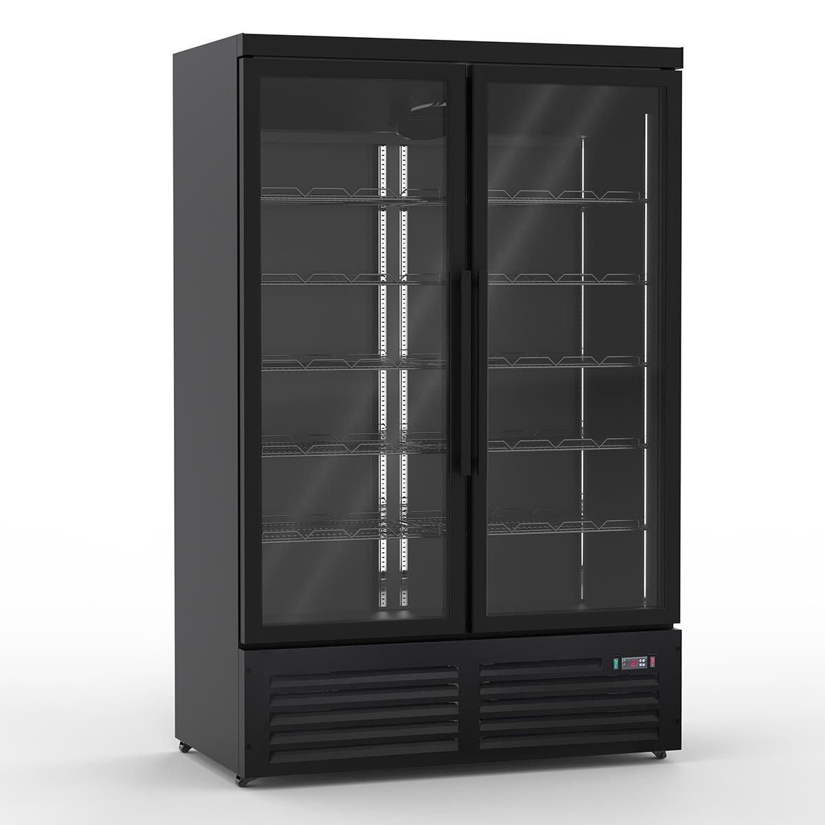 A&S Polarny Getränkekühlschrank 900 Liter schwarz 1120 X 635 X 1980 mm; 125.3x199.7x71 cm (BxHxT); schwarz