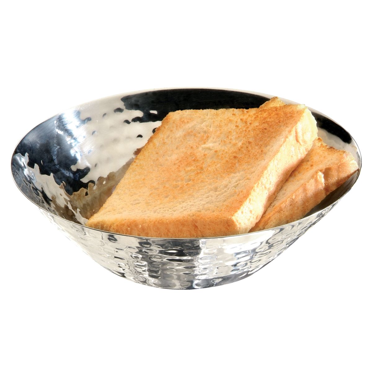 APS Brood- en fruitschaal; 16x5 cm (&Oslash;xH); zilver; rond