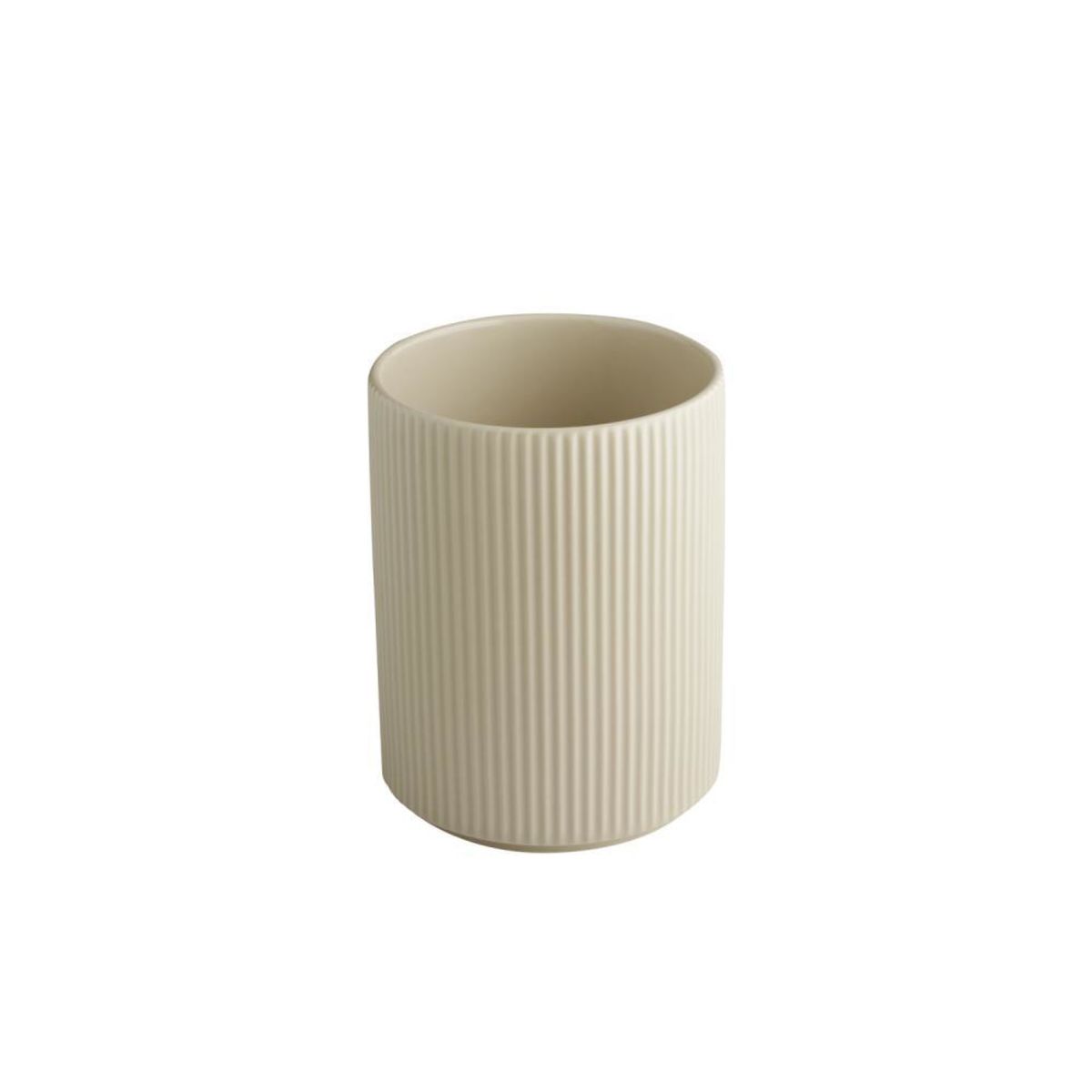 APS Dressingtopf -THE GRID-; 12.5x12.5x16.5 cm (LxBxH); beige