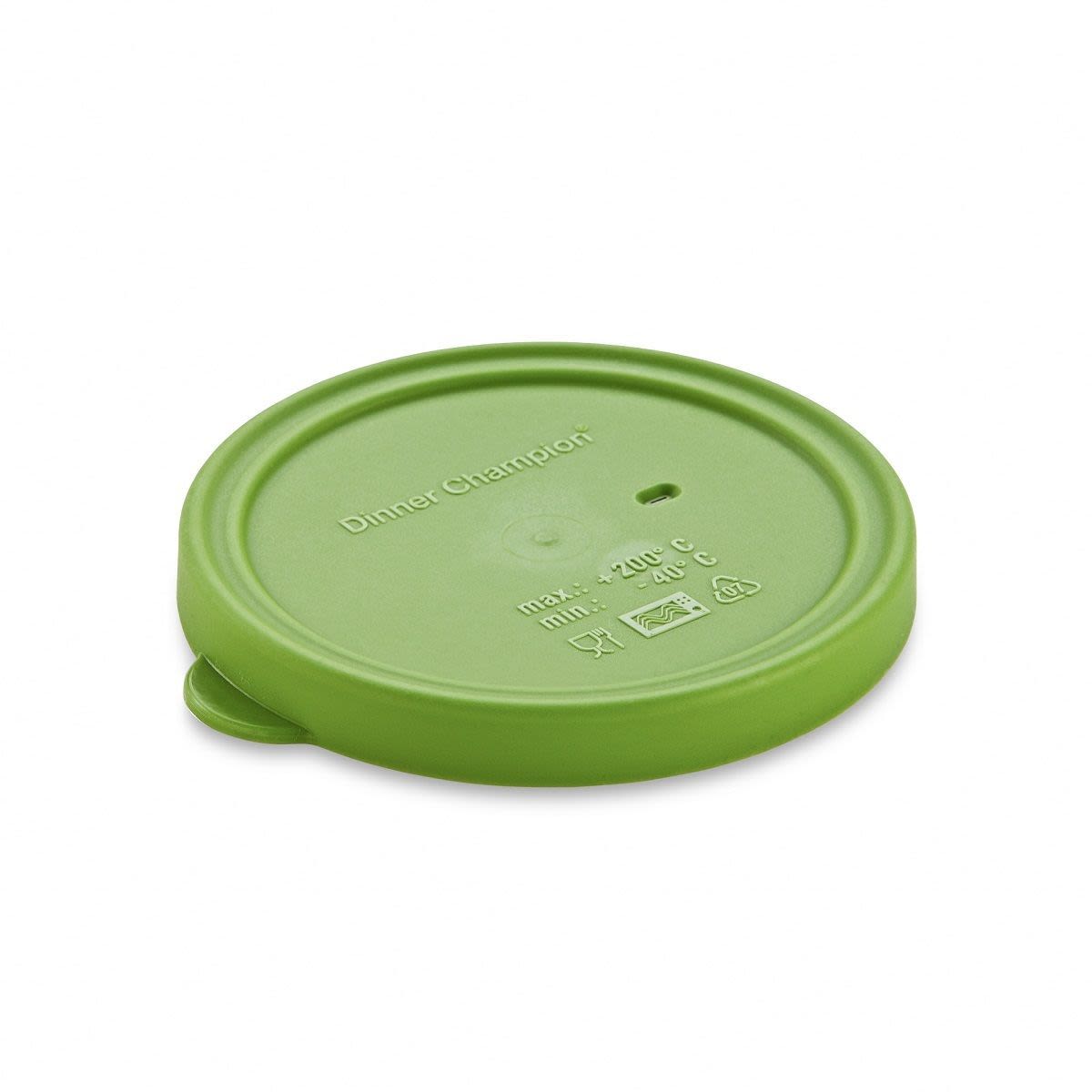 thermohauser Deckel rund, aus Silikon 11.7x1.5 cm (ØxH); grün