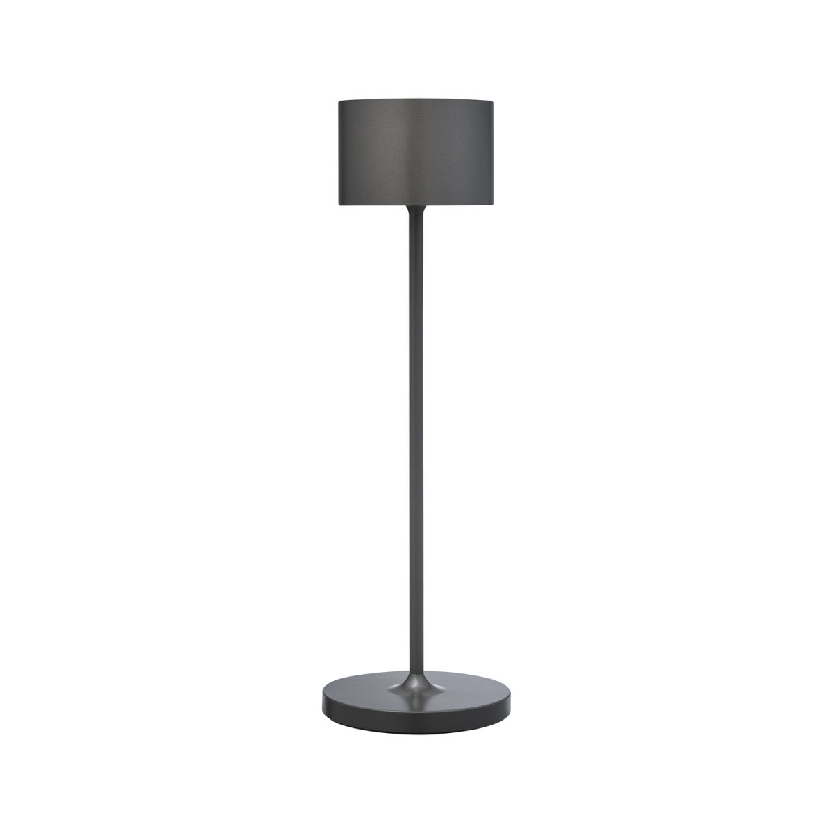 blomus Mobile LED-Tischleuchte -FAROL- 11x11x11x33 cm (LxBxØxH); dunkelgrau