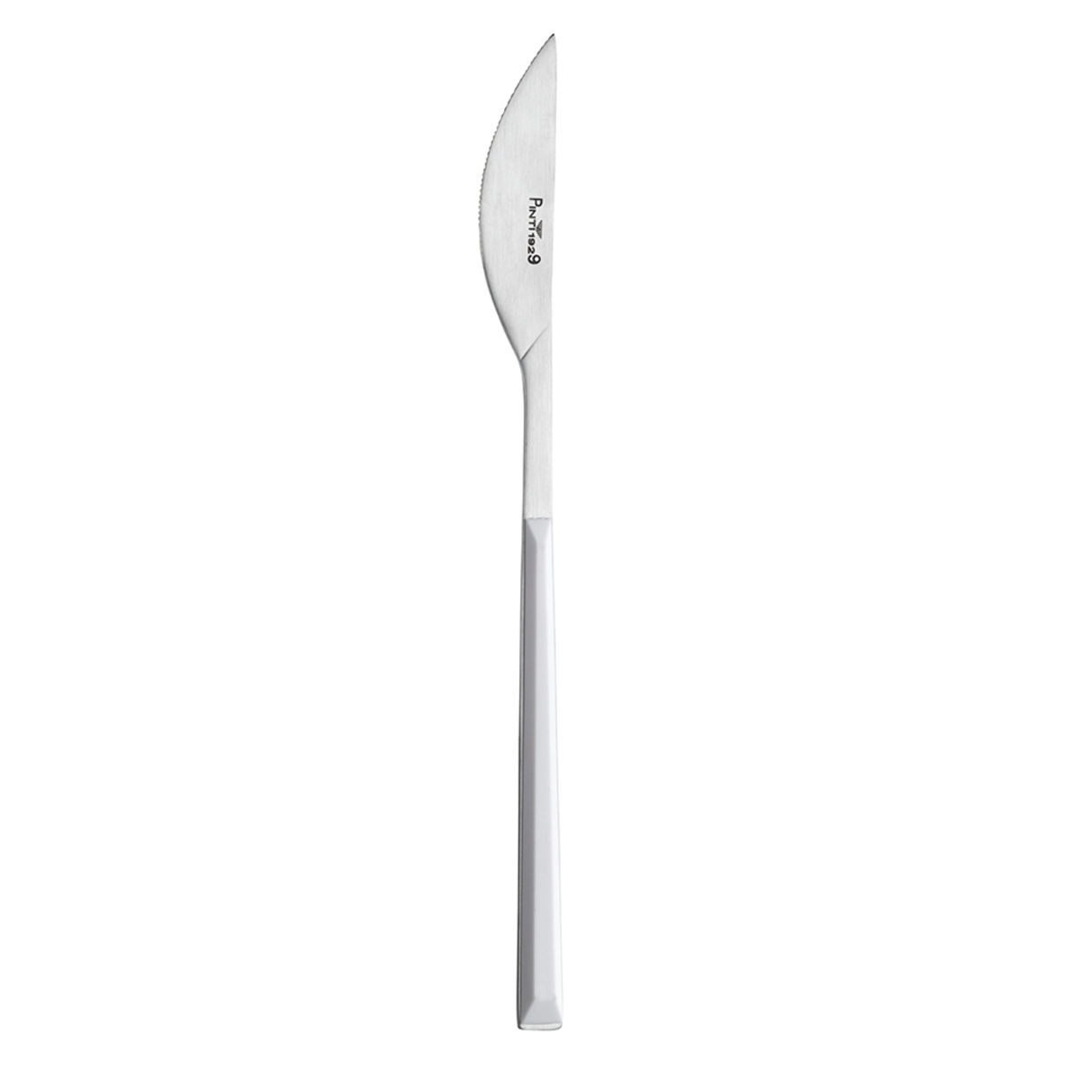 Pintinox Dessertmesser SUSHI PRO Satin ABS Griff Weiss 20 cm (L); weiß; 12 Stück / Pack