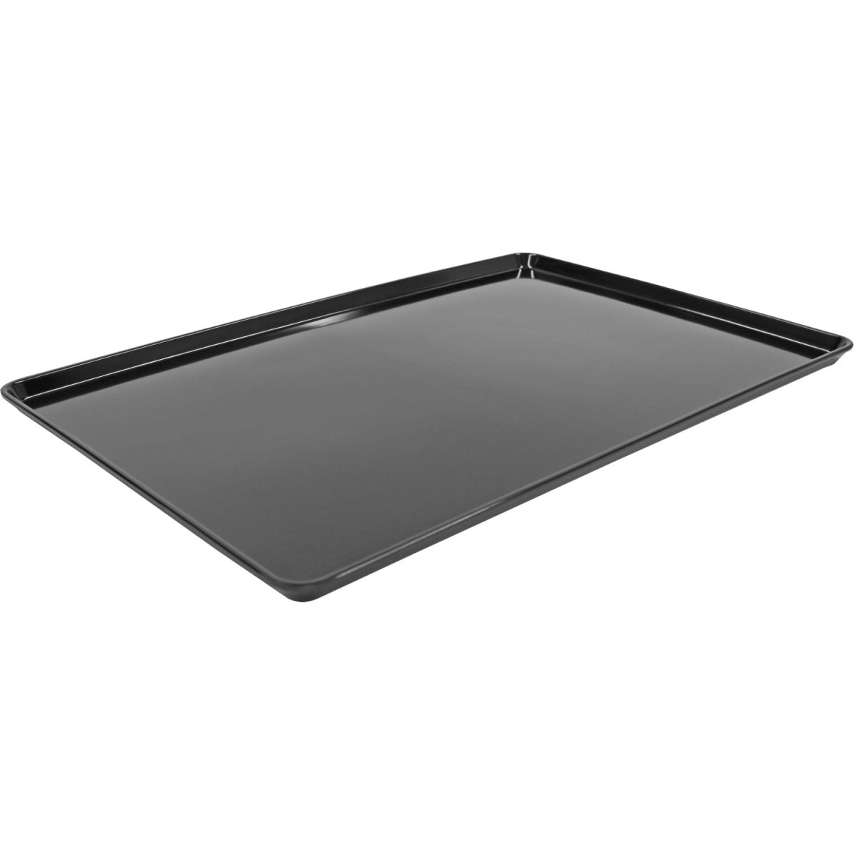Schneider Auslagetablett Melamin 60x40x2 cm (LxBxH); schwarz; rechteckig