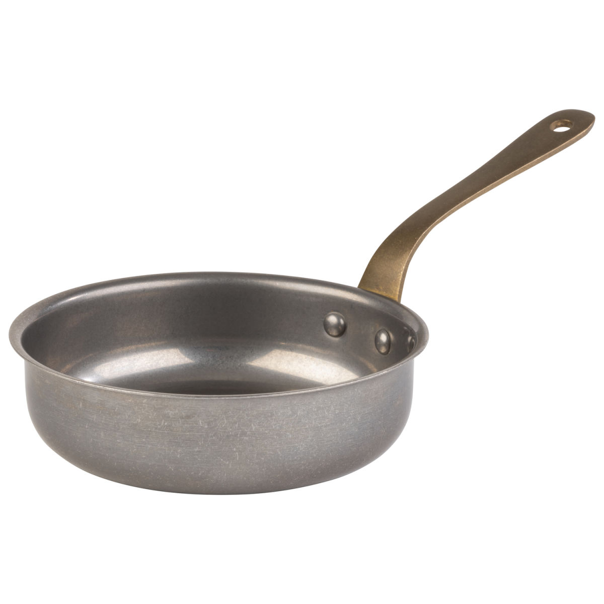 APS Serviertopf / Stielkasserolle VINTARA, Edelstahl 0.4 l, 14x14x4 cm (LxBxH); silber