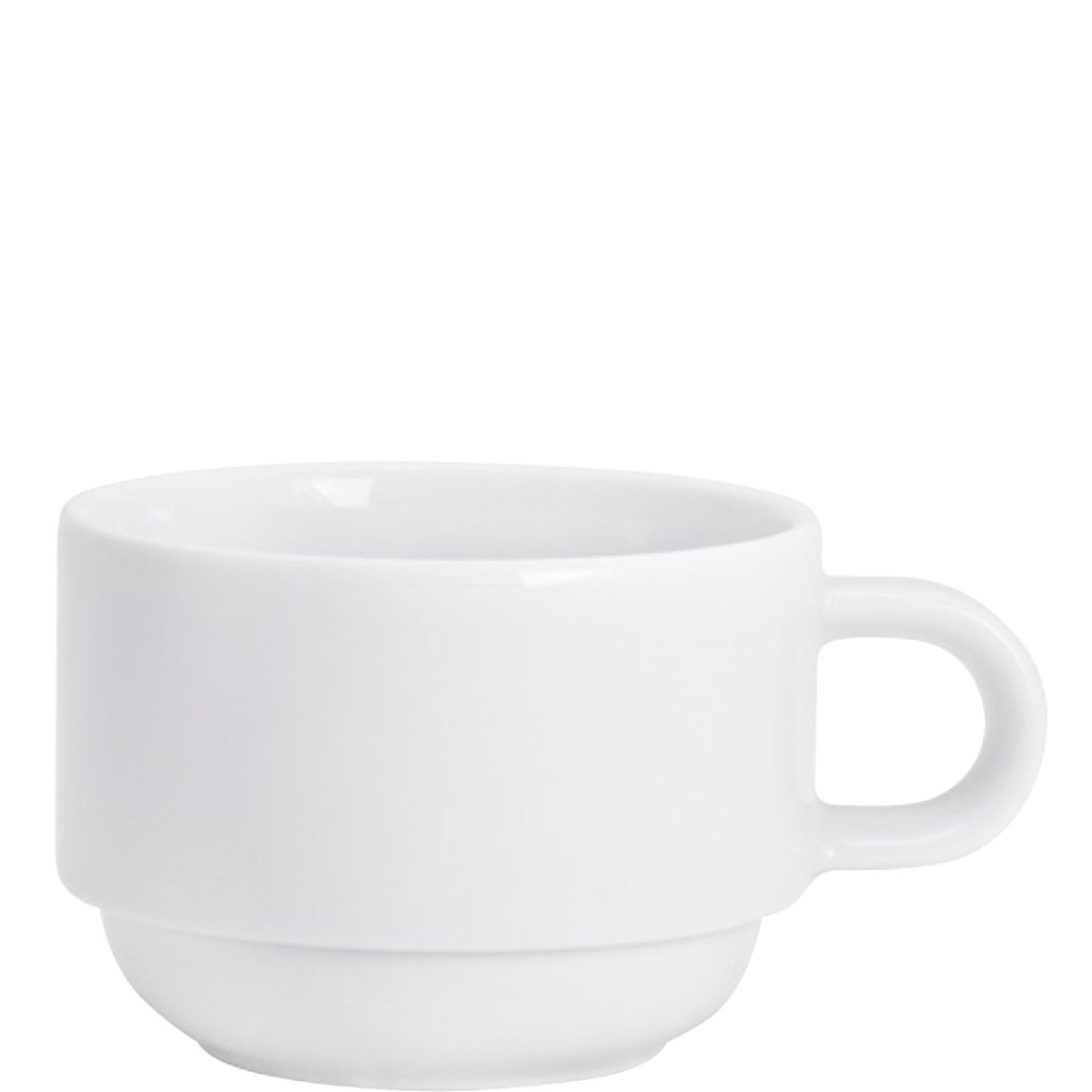 Kahla Kaffee-Obertasse System Plus stapelbar 190 ml, 7.8x6.1 cm (ØxH); weiß; rund; 6 Stück / Pack