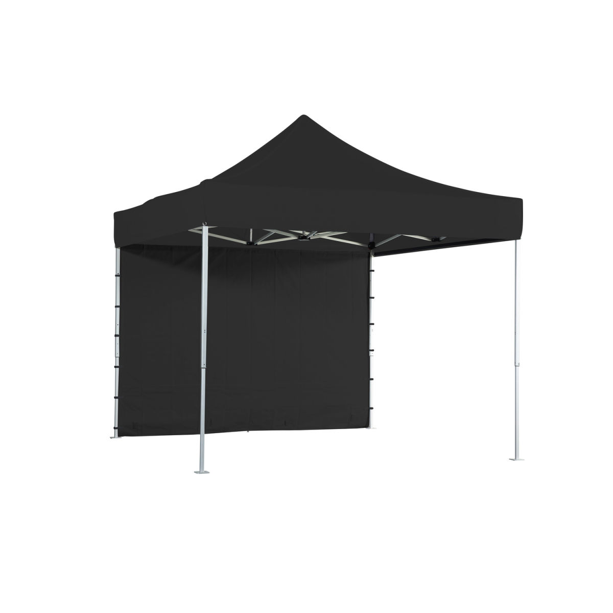 VeroTENT VeroTENT 6m Seitenwand geschlossen 600x205 cm (LxB); schwarz