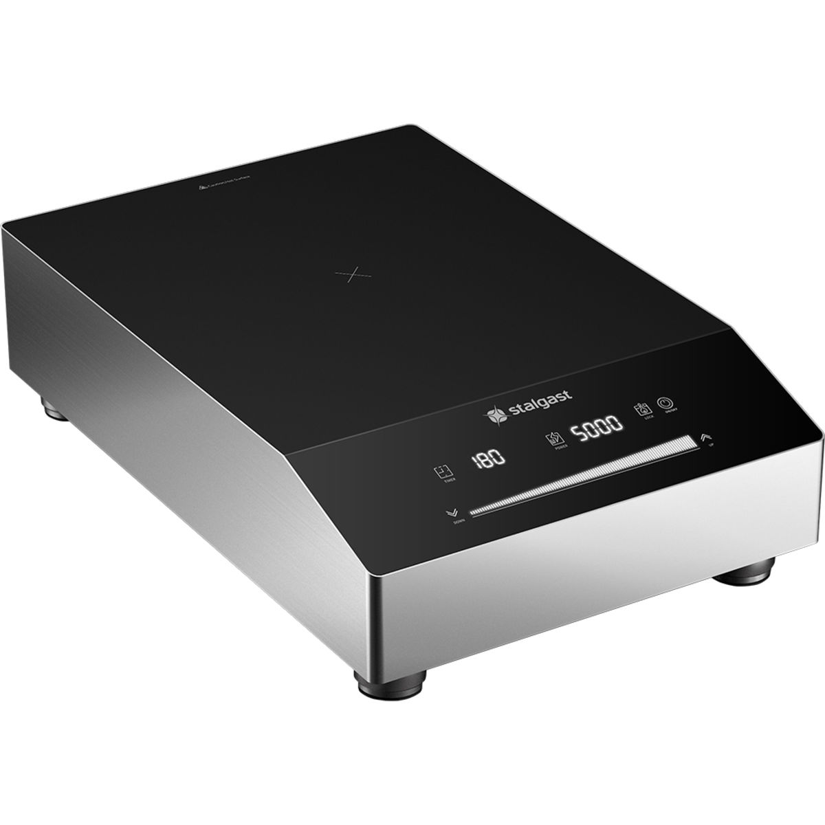 Stalgast Induktionskochplatte, 5 kW, 400 V 40x60x15.5 cm (BxTxH); mehrfarbig