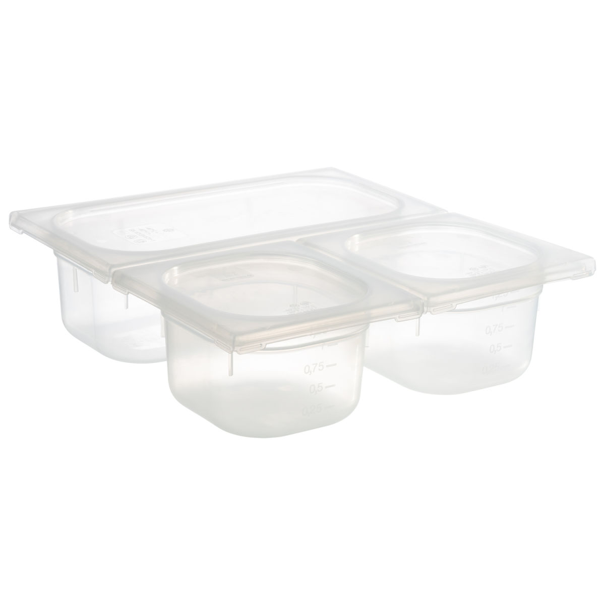 APS GN 1/3 Deckel, Polypropylen; GN 1/3, 32.5x17.6 cm (LxB); transparent; rechteckig