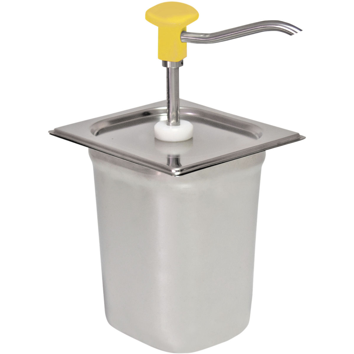Schneider Druckknopf Dosierspender 3000 ml, 18x16.5x32 cm (LxBxH); gelb