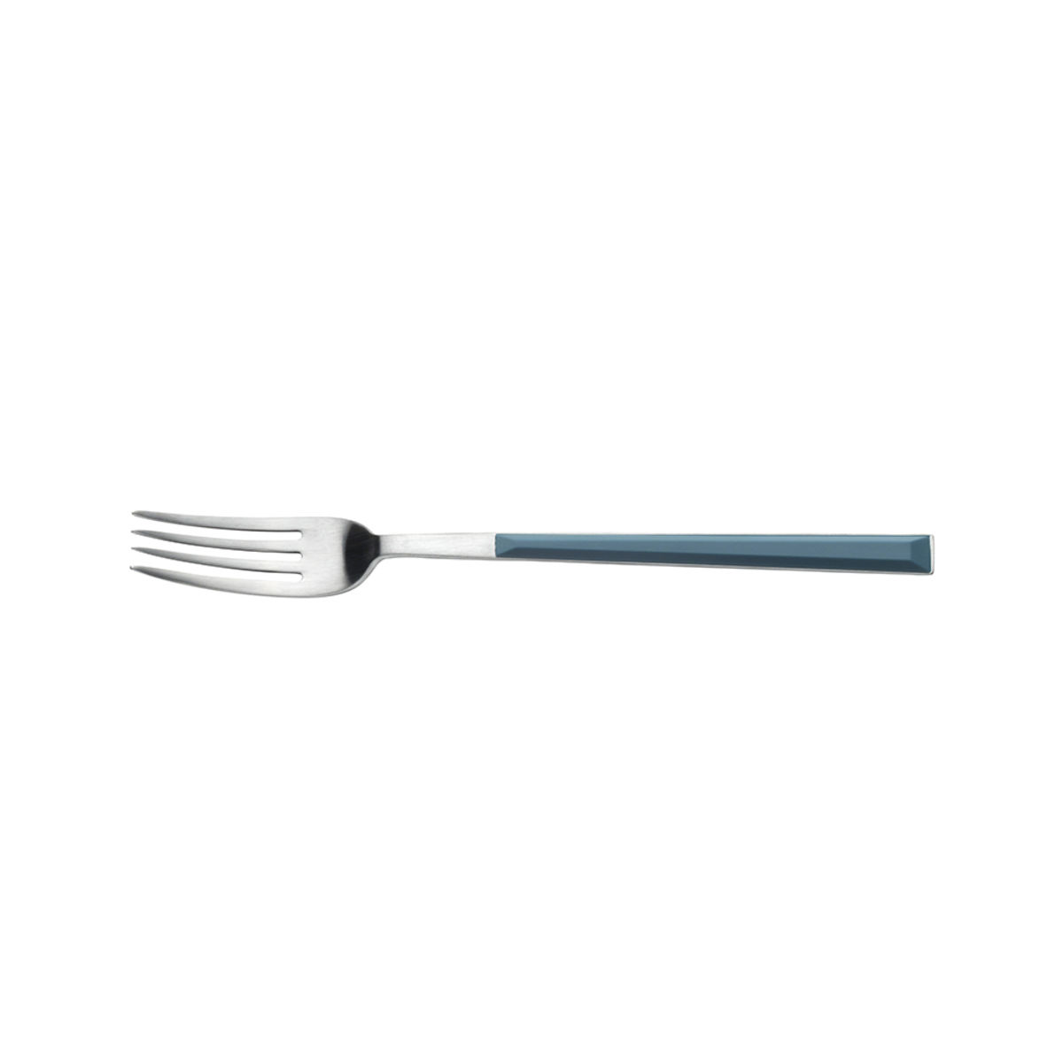 Pintinox Tafelgabel SUSHI PRO Satin ABS Griff Weiss 21 cm (L); blau; 12 Stück / Pack