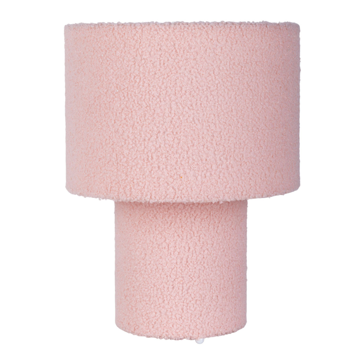NÄVE Leuchten Tischleuchte FLUFFY 23x23x23x31 cm (LxBxØxH); pink; Gestell pink