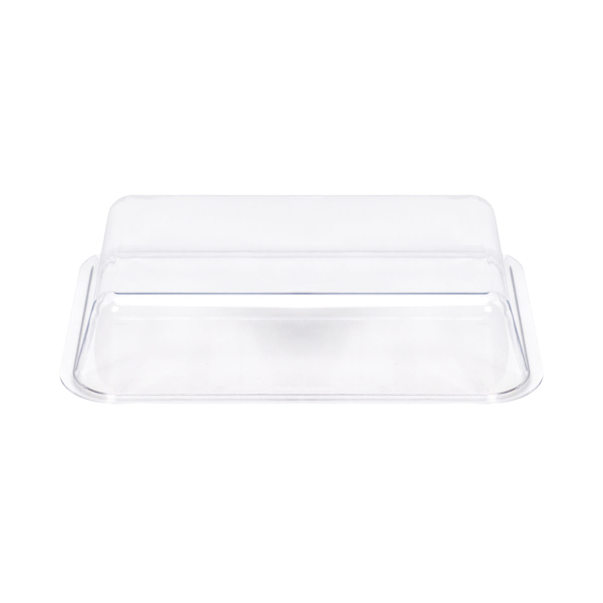 APS Buffetschaal Thermo; 43x29x14 cm (LxBxH); transparant/zilver/blauw; rechthoekig
