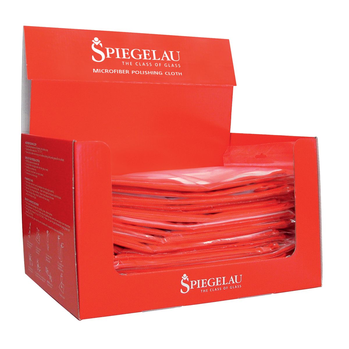 Spiegelau Poliertuch Mikrofaser 64x50cm 50x64 cm (LxB); grau; 8 Stück / Pack