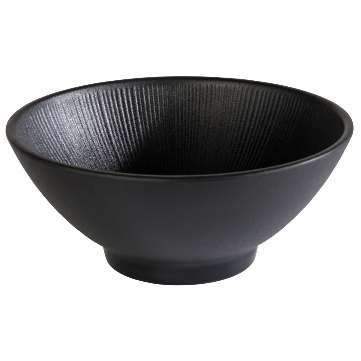APS Schale NERO, Melamin; 900 ml, 19x19x19x8 cm (LxBxØxH); schwarz; rund