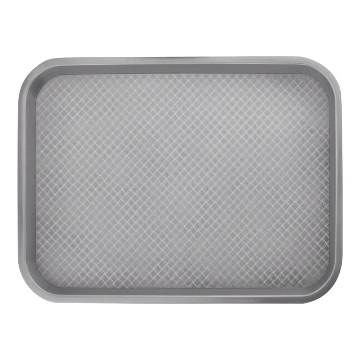 Stalgast Fast Food Tablett 41x30.5 cm (LxB); grau; rechteckig