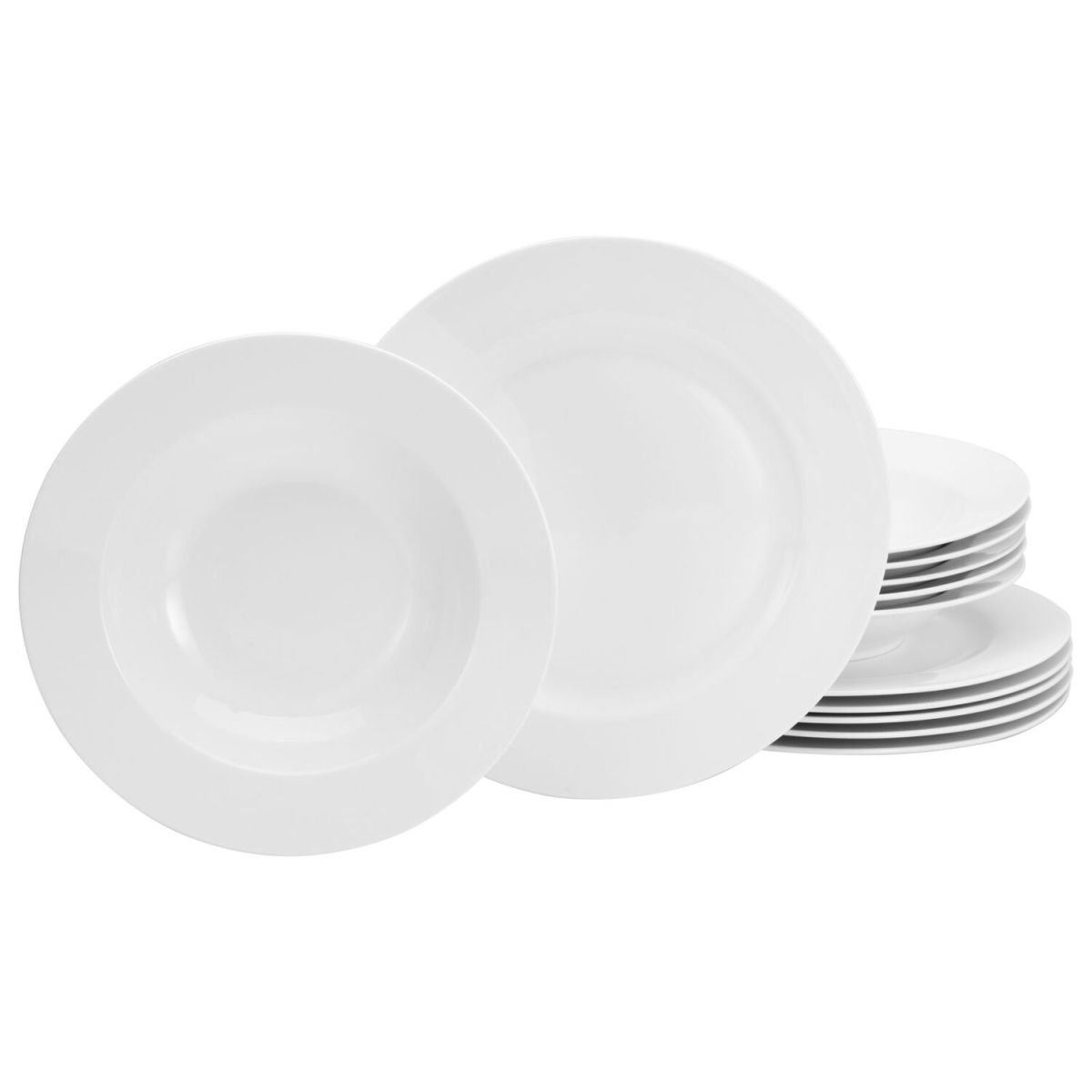 CreaTable Fleur Royal (NBC) - Tafelservice 12-tlg cremeweiß