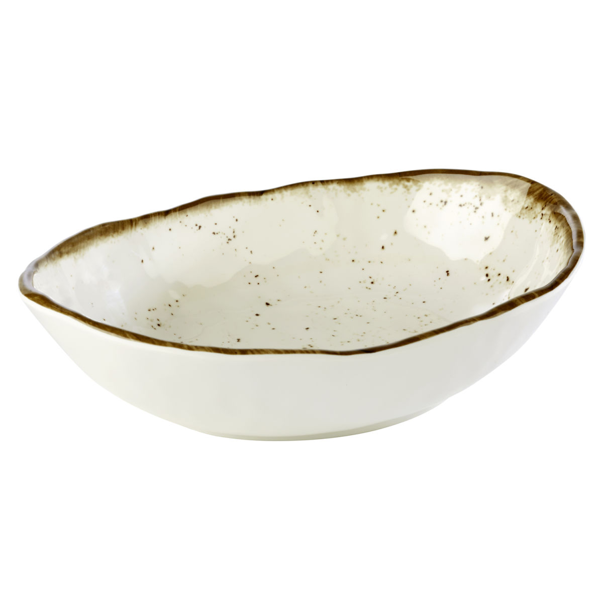 APS Schale STONE ART, Melamin, oval 1200 ml, 28.5x21x7.5 cm (LxBxH); weiß; oval
