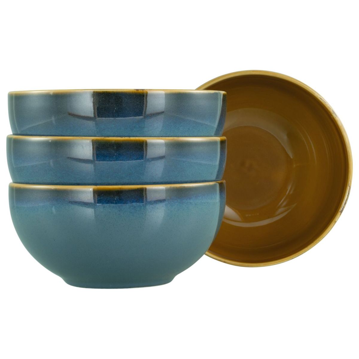 Blu Maiorca - Buddha Bowl 4 pezzi CreaTable; 900 ml, 17.5x8.5 cm (ØxH); blu; rotonda; 4 pz. / Pacco