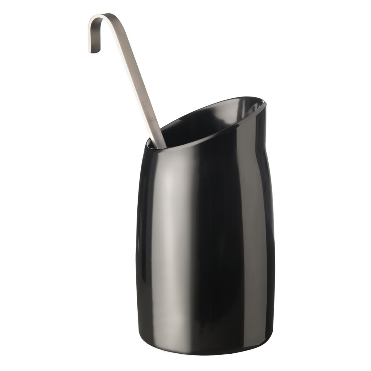 APS Dressingtopf CASUAL, Melamin 1000 ml, 12x12x12x21.5 cm (LxBxØxH); schwarz; rund