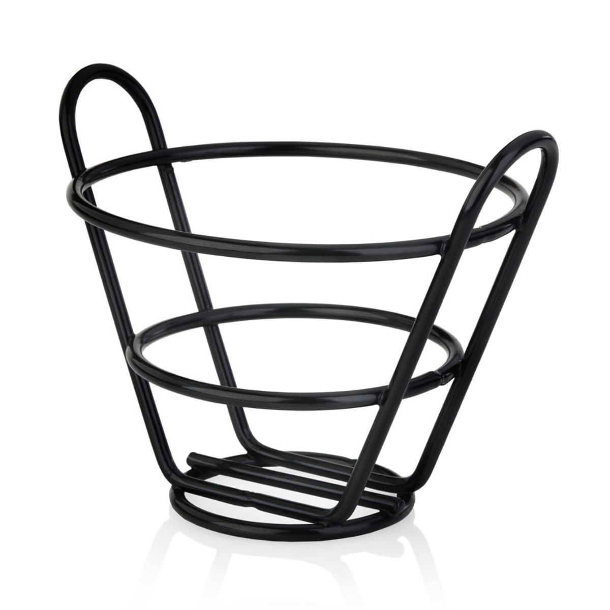 Stalgast Pommestütenständer schwarz, Ø 115 m, H. 82 mm 11.5x8.2 cm (ØxH); schwarz; rund