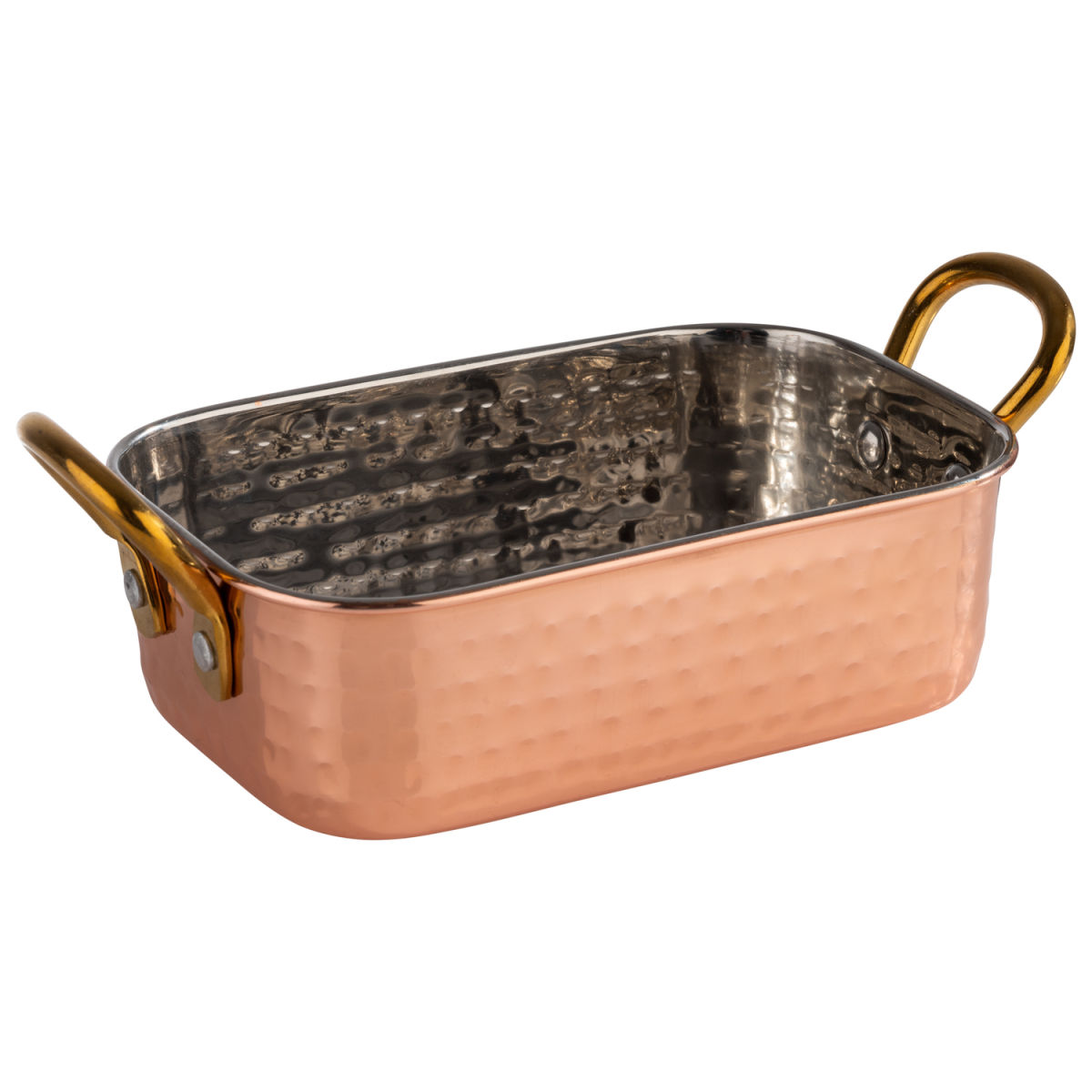 APS Servierpfanne MUMBAI, Edelstahl 450 ml, 14.5x9.5x4.5 cm (LxBxH); kupfer