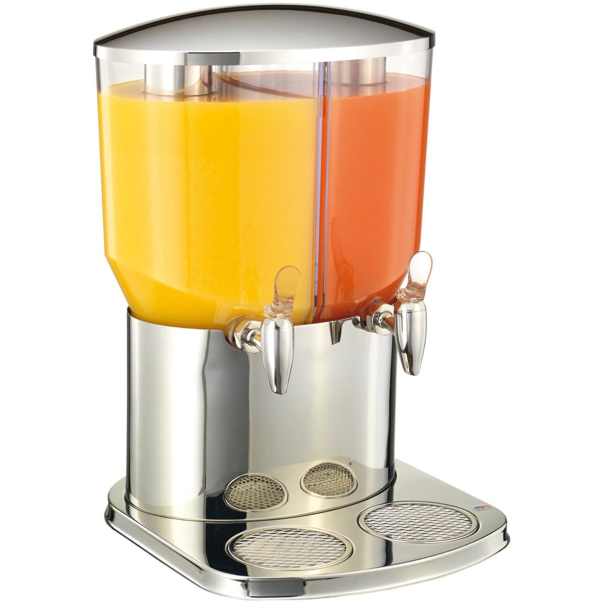 Frilich Saftkanne ELEGANCE 'Twin', 9 l 9000 ml, 35.5x49 cm (BxH); silber