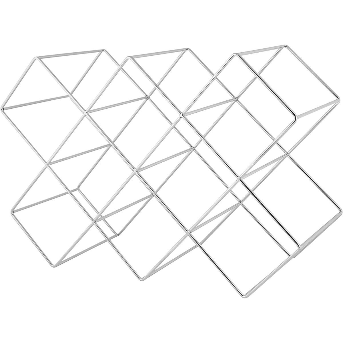 ECHTWERK Weinregal 17x46x31 cm (BxTxH); silber