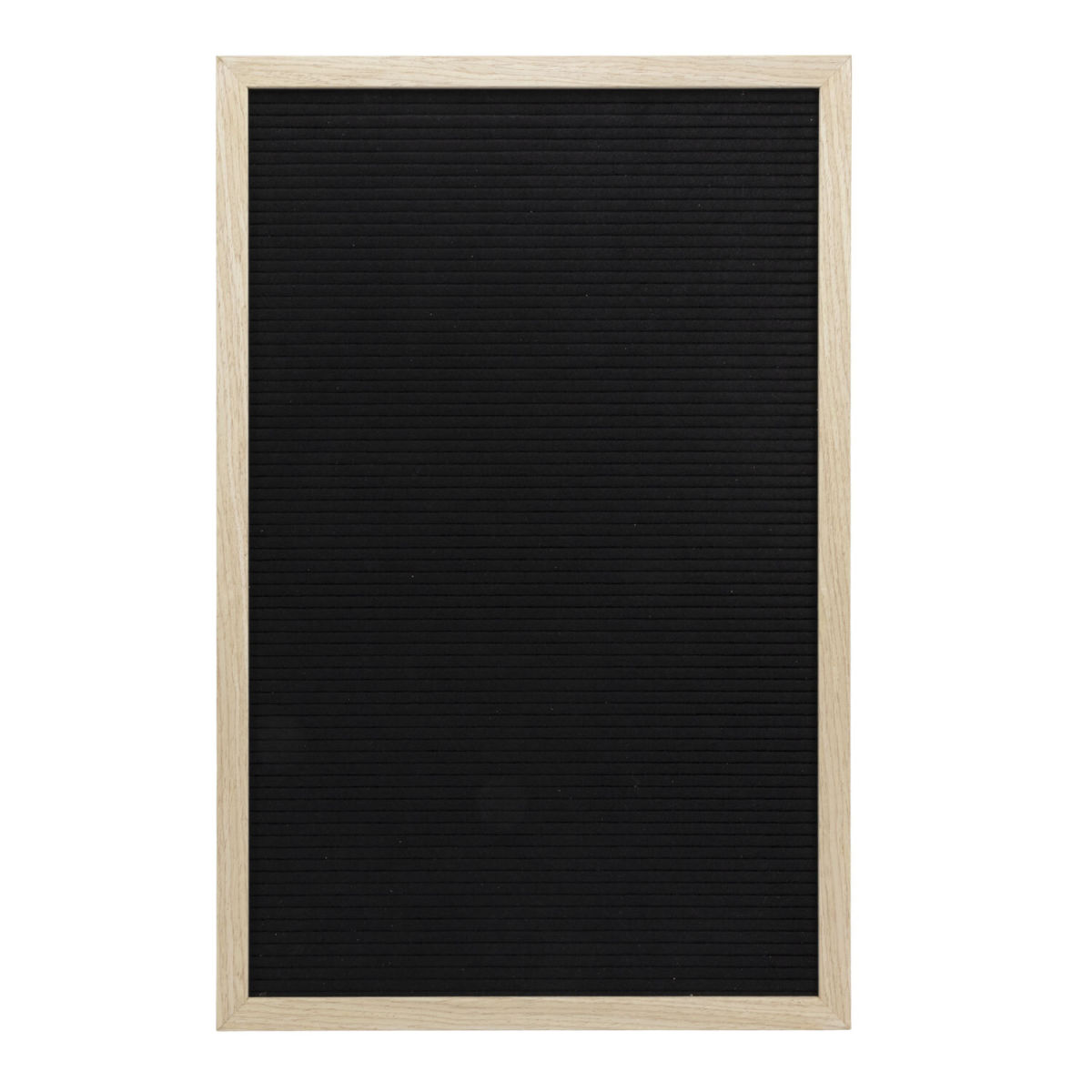 Lavagna Letterboard – 256 lettere, numeri e simboli – Legno di teak verniciato – Kit di montaggio incluso Securit; 40x60 cm (LxH); nero