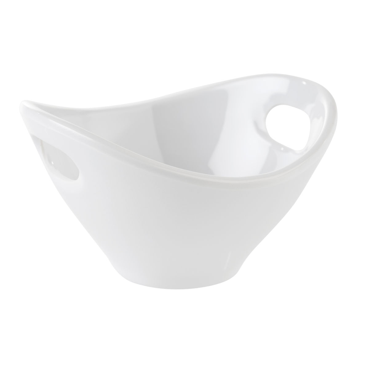 APS Schale MINI, Melamin, mit Griffen 90 ml, 9.5x9x5.5 cm (LxBxH); weiß; rechteckig; 20 Stück / Pack