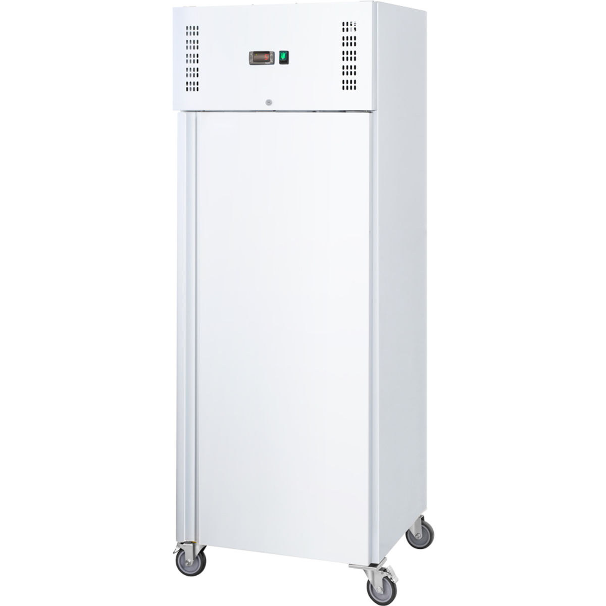 Stalgast STARLINE Kühlschrank GN 2/1, weiß, fahrbar, 0,175 kW 68x200x81 cm (BxHxT); weiß