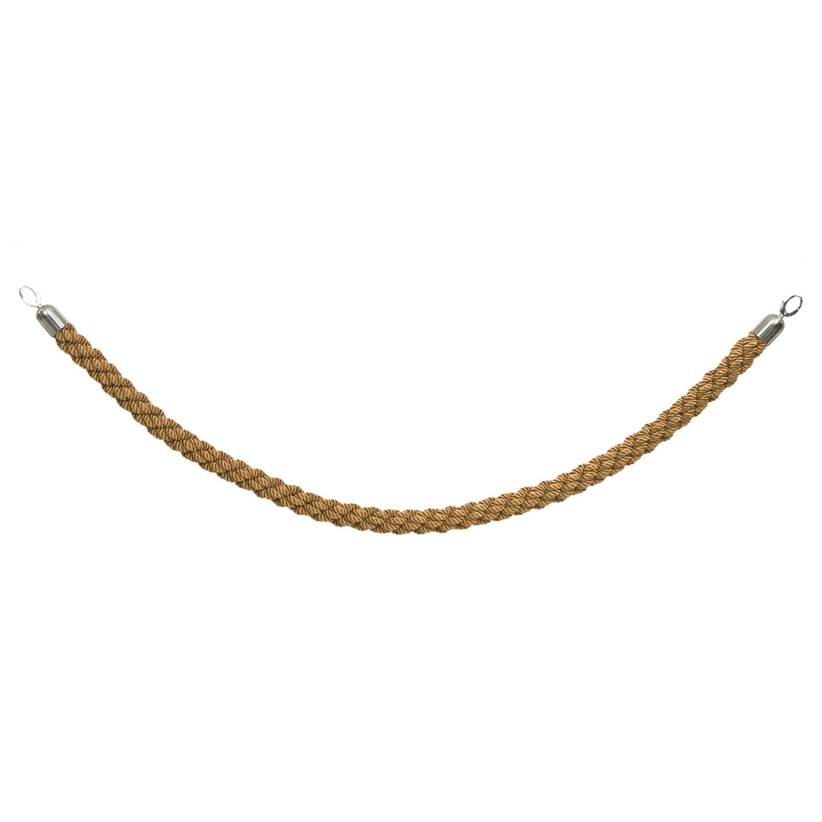 Cordone intrecciato per asta per transenne Classic Securit; 4x0.84x150x0.84 cm (LxLxHxP); marrone