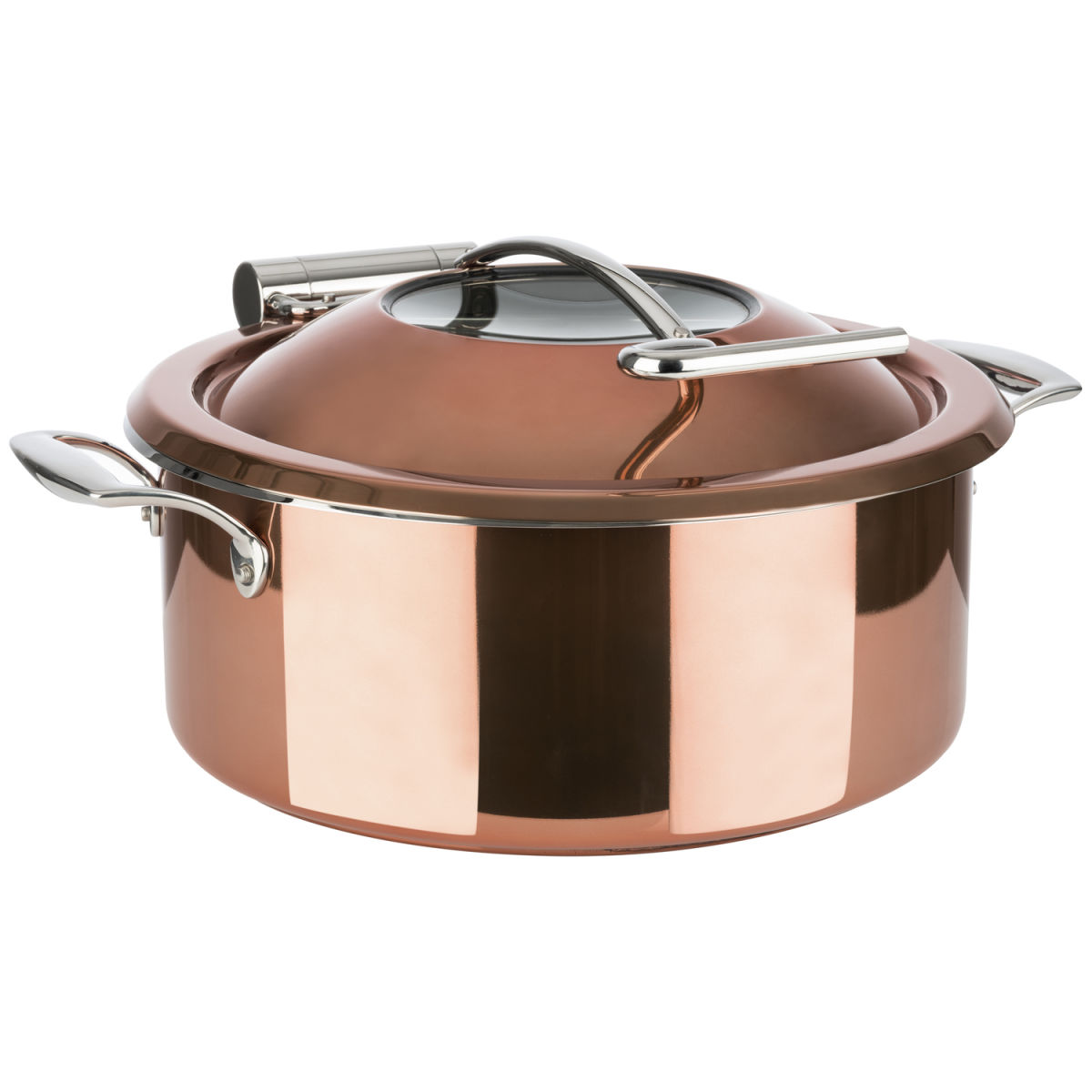 APS Chafing Dish 4-teilig 4 l, 17.5x30.5 cm (HxØ); kupfer; rund