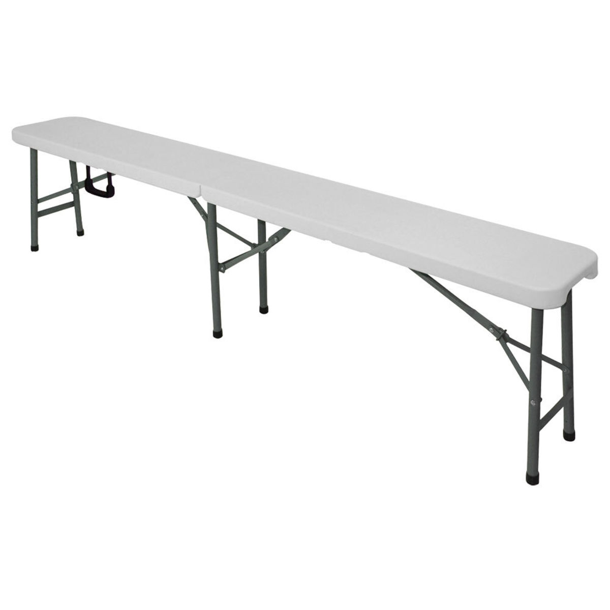 Stalgast Klappbank 183x28x43 cm (BxTxH); weiß/grau