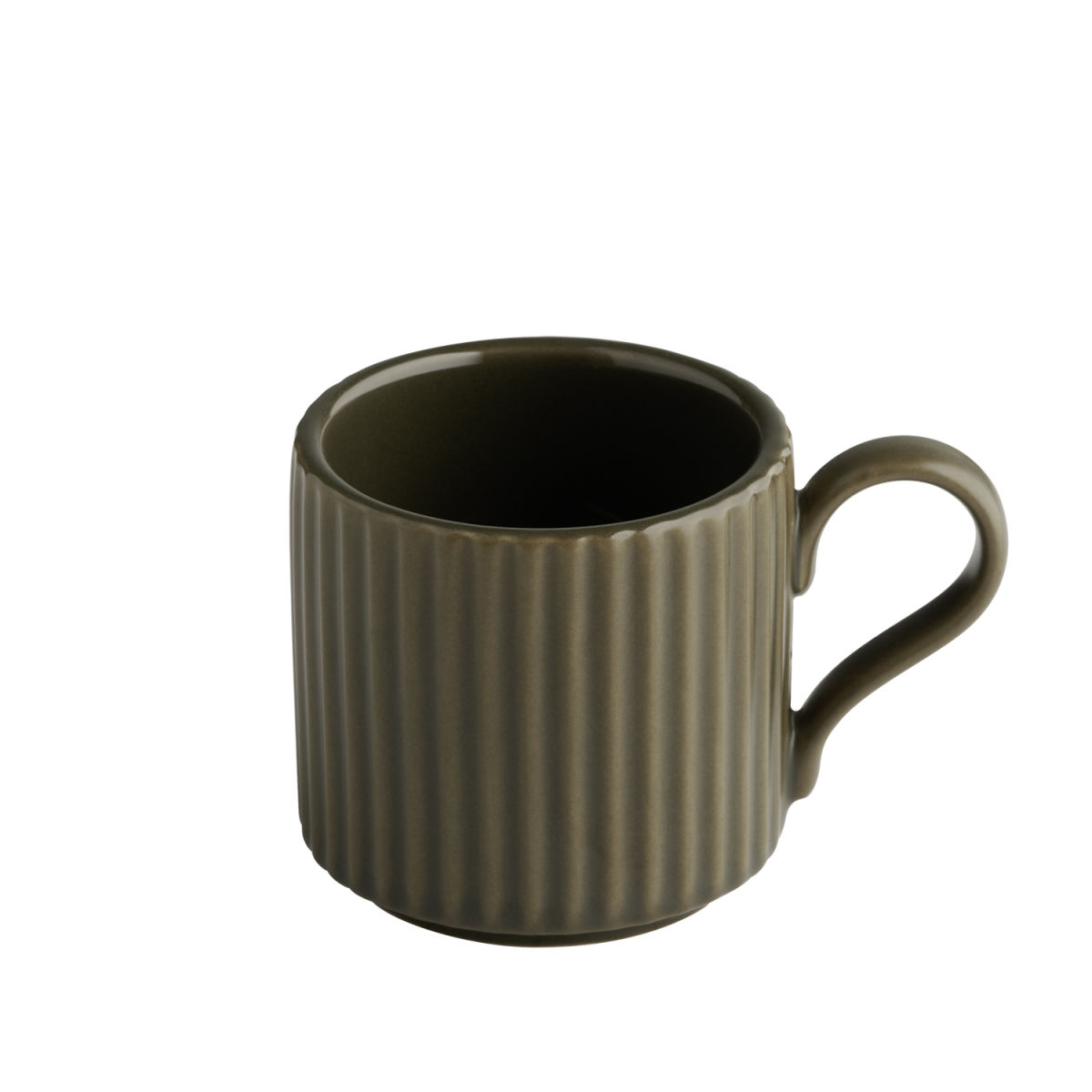 APS Espressotasse -THE GRID-; 80 ml, 6x6x6 cm (LxBxH); braun; 6 Stück / Pack